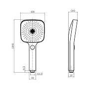 Ручной душ Fashun A014 цвет Хром-1