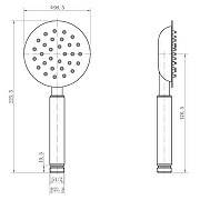 Ручной душ Fashun A004-21 цвет Бронза-2