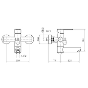 Душевая система Fashun A52401N-8A цвет Белый матовый-1
