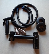 Гигиенический душ со смесителем Fashun A57503-7 цвет Черный матовый-4