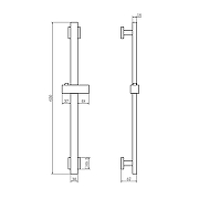 Душевой гарнитур Fashun N8002 цвет Сатин-1