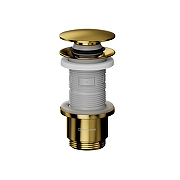 Донный клапан Whitecross A707GL click-clack цвет Золото