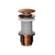 Донный клапан Whitecross A707CPB click-clack цвет Медь брашированная