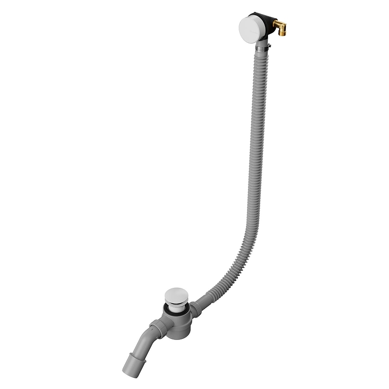 Слив-перелив Whitecross Fill D1102WHG click-clack с наливом 