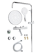 Душевая система Agger Easy A3161100 с термостатом цвет Хром-5
