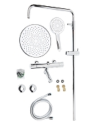 Душевая система Agger Easy A3161100 с термостатом цвет Хром-8