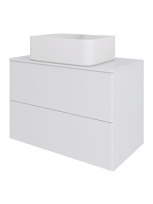 Тумба с раковиной Orange Otto 75 Ot-75TuMDF+B02-460W подвесная 