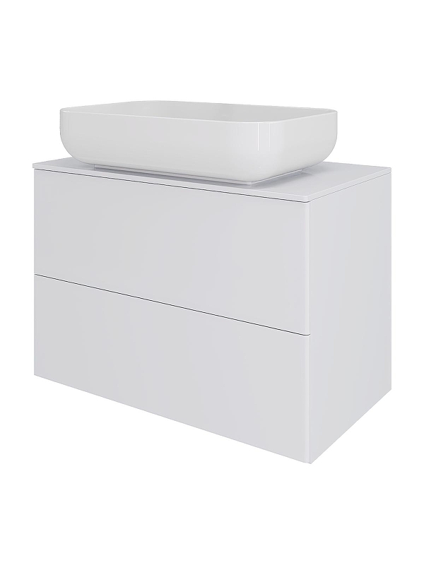 Тумба с раковиной Orange Otto 75 Ot-75TuMDF+B03-600W подвесная 