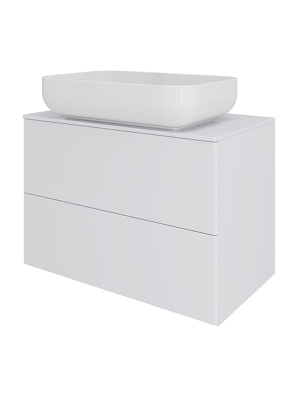 Тумба с раковиной Orange Otto 75 Ot-75TuMDF+B03-600W подвесная 