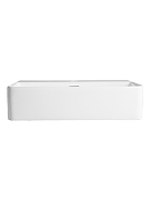 Тумба с раковиной Orange Otto 75 Ot-75TuMDF+B04-500W подвесная цвет Белый глянец-5