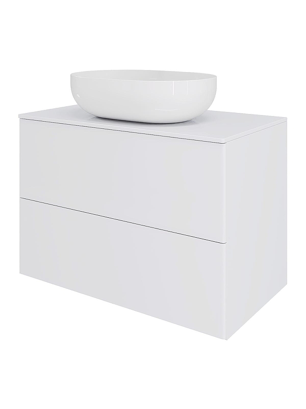 Тумба с раковиной Orange Otto 75 Ot-75TuMDF+B05-480W подвесная 