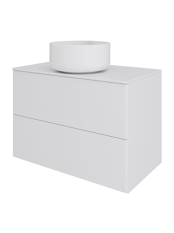 Тумба с раковиной Orange Otto 75 Ot-75TuMDF+B07-345W подвесная 