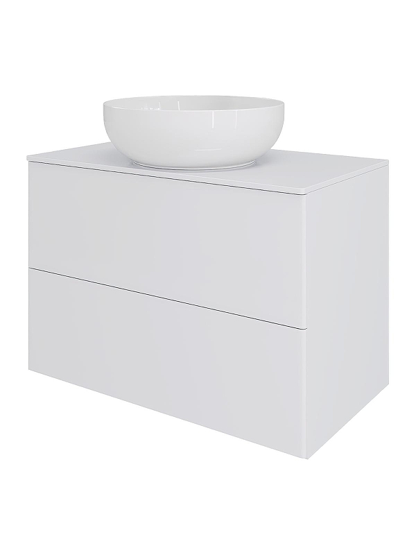 Тумба с раковиной Orange Otto 75 Ot-75TuMDF+B07-420W подвесная 