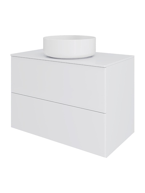 Тумба с раковиной Orange Otto 75 Ot-75TuMDF+B09-360W подвесная 