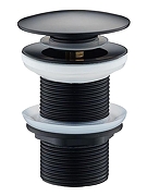 Донный клапан Agger AX00444 click-clack цвет Черный матовый