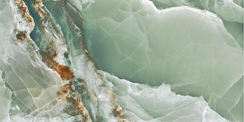 Керамогранит ITC Ceramic AGATE Green Polished Зеленый Полированный 