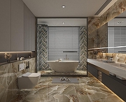 Керамогранит ITC Ceramic AGATE Volumes Polished Полированный 60x120 см-13