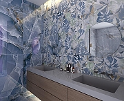 Керамогранит ITC Ceramic AGATE Monstera Polished Многоцветный Полированный 60x120 см-14