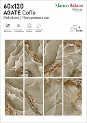 Керамогранит ITC Ceramic AGATE Monstera Polished Многоцветный Полированный 60x120 см-16