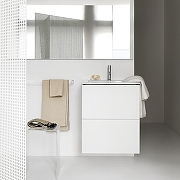 Тумба с раковиной Laufen Kartell 60 8.6033.3.640.104.1 подвесная Белая матовая-1