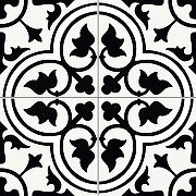 Керамогранит Prissmacer DOVER Black Pre. Черный Матовый 45x45 см