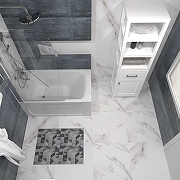 Акриловая ванна ARAGUT Кама 120х70 Щ0000063258 цвет Белый-5