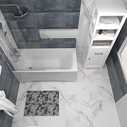 Акриловая ванна ARAGUT Кама 150х70 Щ0000063261 цвет Белый-5