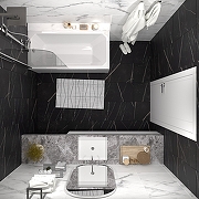 Акриловая ванна ARAGUT Парадиз 150х70 Щ0000063267 цвет Белый-5