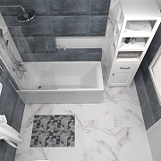 Акриловая ванна ARAGUT Дана 160х70 Щ0000063279 цвет Белый-6