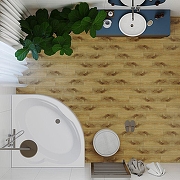 Акриловая ванна ARAGUT Эльтон 120х120 Щ0000063301 цвет Белый-6