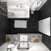 Акриловая ванна ARAGUT Дон 160х70 Щ0000063295 цвет Белый-6