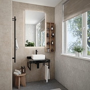 Столешница под раковину Corpa Nera Grossi 60 CN150306 цвет Черный мрамор-3