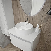 Раковина Corpa Nera Bosso 40 CN50191 цвет Белый матовый-5