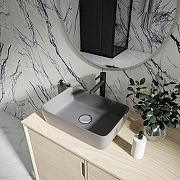 Раковина-чаша Corpa Nera Grossi 50 CN50292 цвет Графит матовый-6