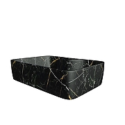 Раковина Corpa Nera Grossi 48 CN50299 цвет Черный мрамор-2