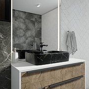 Раковина Corpa Nera Grossi 48 CN50299 цвет Черный мрамор-5