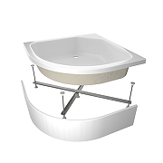 Акриловый поддон для душа ARAGUT 100х100 Щ0000063334 цвет Белый-3