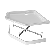 Акриловый поддон для душа ARAGUT 100х100 Щ0000063331 цвет Белый-2