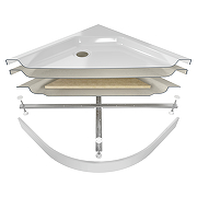 Акриловый поддон для душа ARAGUT 100х100 Щ0000063333 цвет Белый-4