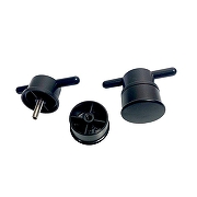 Душевой уголок ARAGUT Бетта-БВ 90х90 Щ0000067941 с поддоном профиль Черный матовый стекло матовое-8