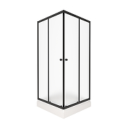 Душевой уголок ARAGUT Бетта-БВ 90х90 Щ0000067941 с поддоном профиль Черный матовый стекло матовое-5