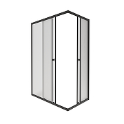 Душевой уголок ARAGUT Бетта-БВ 120х80 Щ0000067942 профиль Черный матовый стекло матовое-5