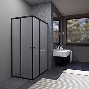 Душевой уголок ARAGUT Бетта-БВ 120х80 Щ0000067942 профиль Черный матовый стекло матовое-2