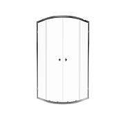 Душевой уголок ARAGUT Омега-хром 100х100 Щ0000067961 профиль Хром стекло прозрачное-5