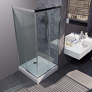 Душевой уголок ARAGUT Бетта-хром 100х100 Щ0000067964 с поддоном профиль Хром стекло прозрачное-4