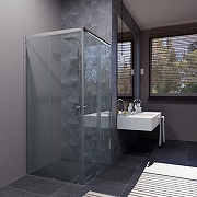 Душевой уголок ARAGUT Бетта-хром 100х100 Щ0000067969 профиль Хром стекло прозрачное-3