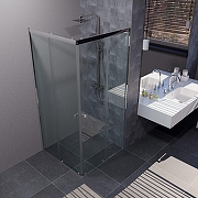 Душевой уголок ARAGUT Бетта-хром 100х100 Щ0000067969 профиль Хром стекло прозрачное-4