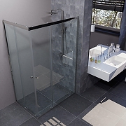 Душевой уголок ARAGUT Бетта-хром 120х80 Щ0000067971 профиль Хром стекло прозрачное-4