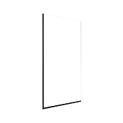 Шторка на ванну ARAGUT Still-блэк 50х140 Щ0000073332 профиль Черный матовый стекло прозрачное-1