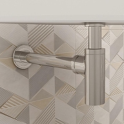 Сифон для раковины Corpa Nera CN140102 цвет Хром-3